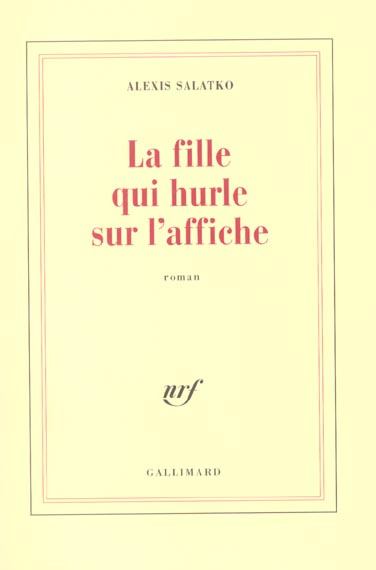 La fille qui hurle sur l'affiche