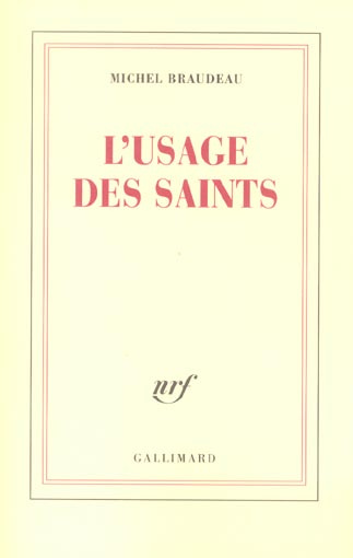 L'usage des saints