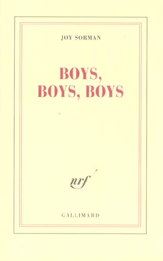 Boys, boys, boys