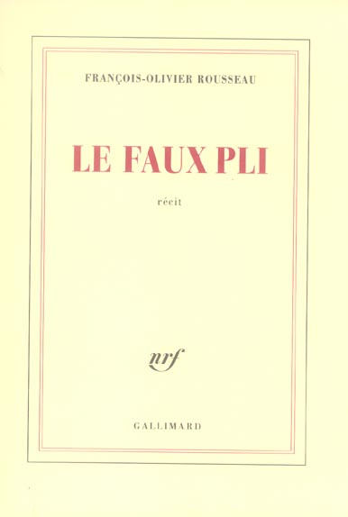 Le faux pli