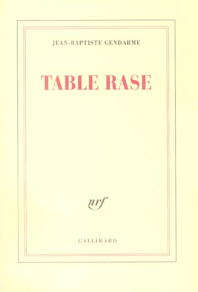 Table rase