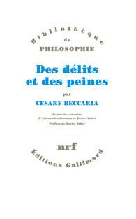 Des délits et des peines