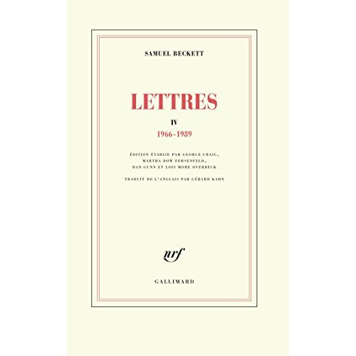 Lettres IV. (1966-1989)