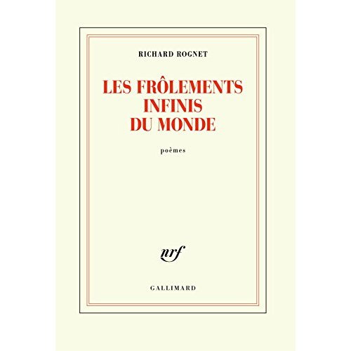 Les frôlements infinis du monde. Poèmes