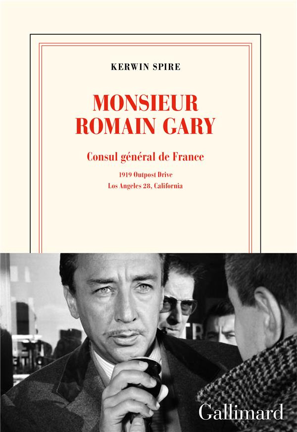 Monsieur Romain Gary. Consul général de France. 1919 Outpost Drive. Los Angeles 28, California