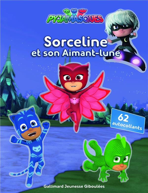 Sorceline et son aimant-lune. 62 autocollants