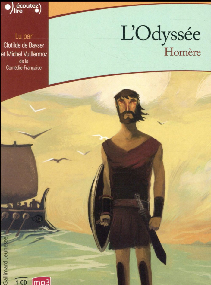 L'Odyssée. 1 CD audio MP3