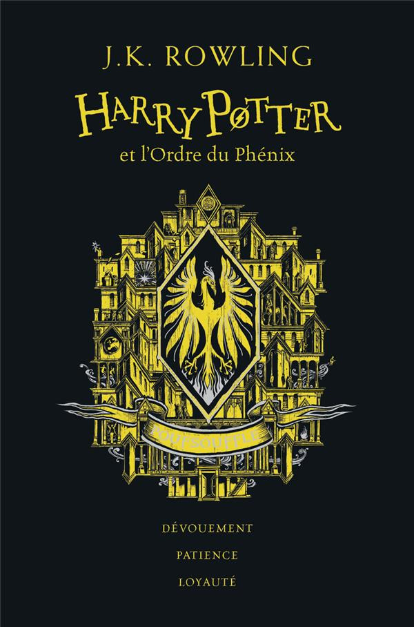 Harry Potter Tome 5 : Harry Potter et l'Ordre du Phénix (Poufsouffle). Edition collector