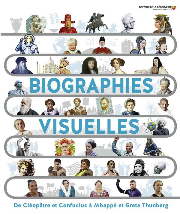 Biographies visuelles. De Cléopâtre et Confucius à Mbappé et Greta Thunberg
