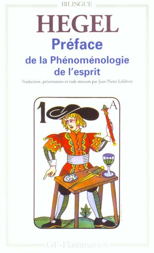 Préface de la "Phénoménologie de l'esprit"