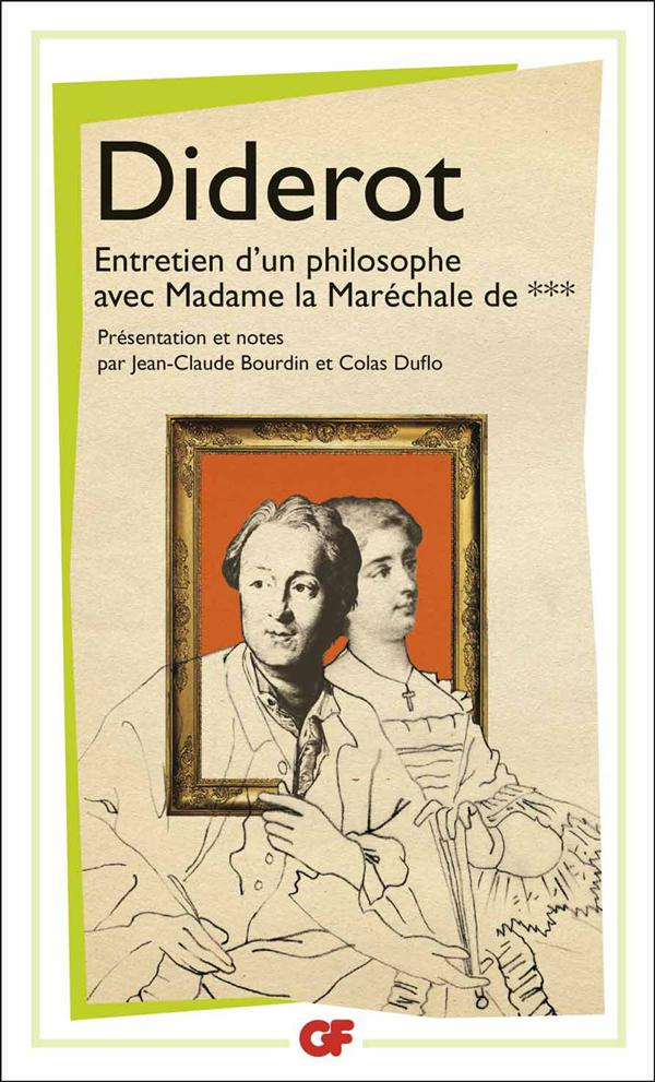 Entretien d'un philosophe avec Madame la Maréchale de ***