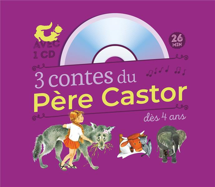 3 contes du Père castor à écouter. Avec 1 CD audio