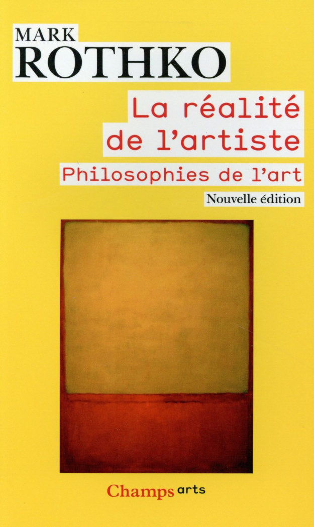 La réalité de l'artiste. Philosophies de l'art