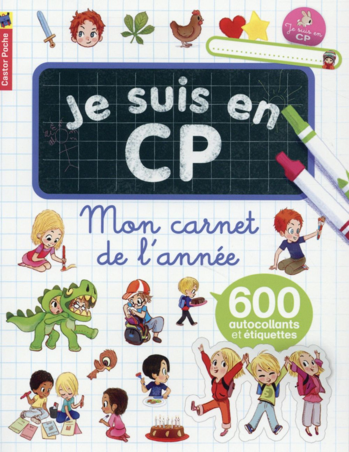 Mon carnet de l'année. Je suis en CP