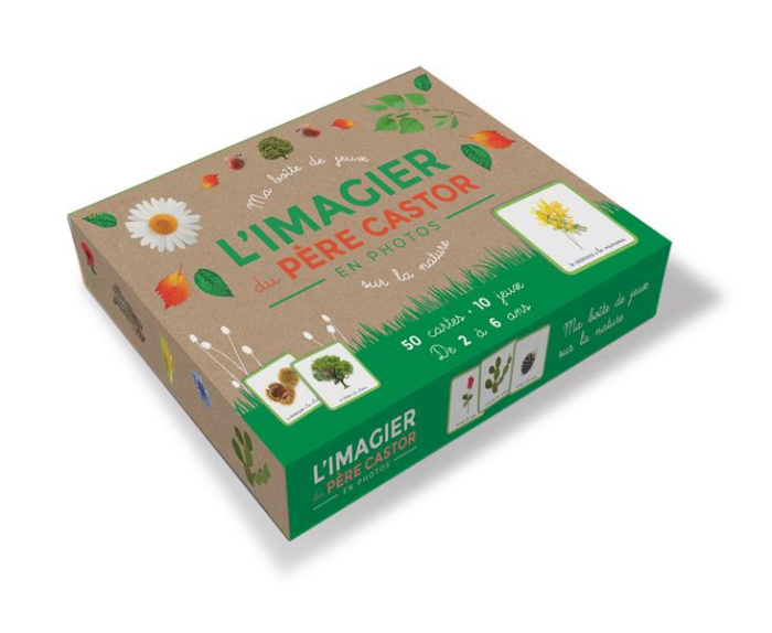 L'IMAGIER DU PERE CASTOR - MA BOITE DE JEUX SUR LA NATURE