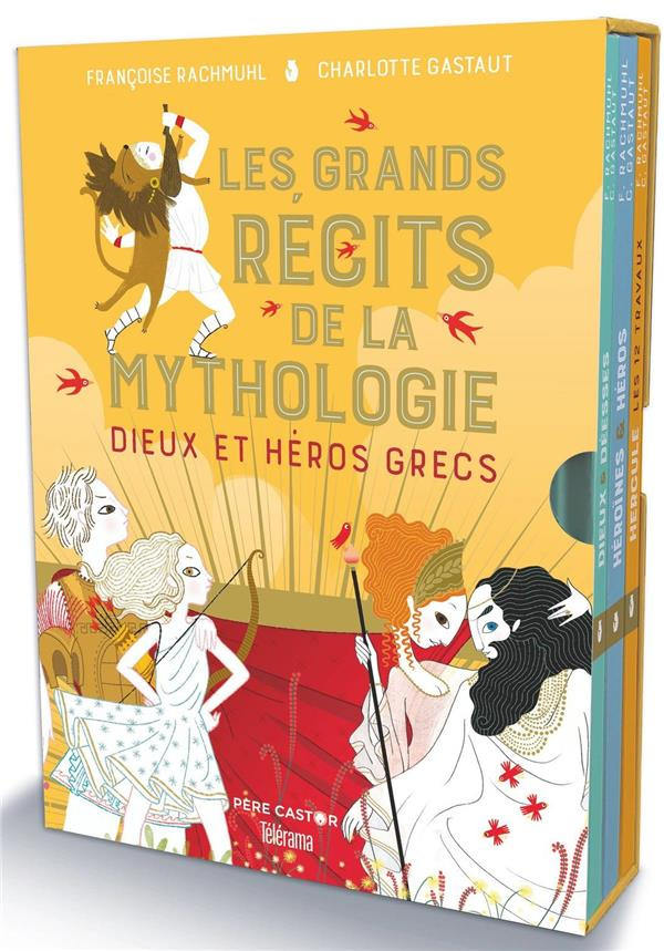 Dieux et héros grecs. Coffret en 3 volumes : Dieux & déesses de la mythologie grecque ; Héroïnes & h