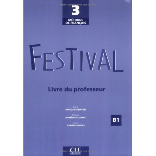 Festival 3. Livre du professeur