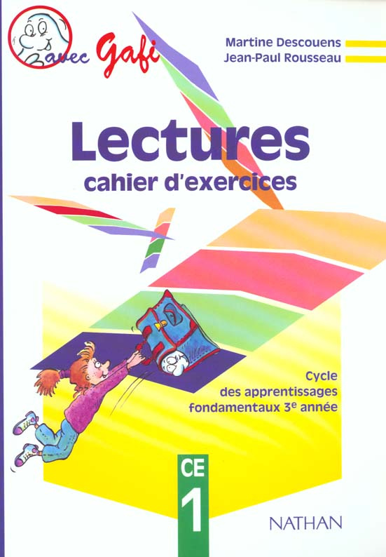 LECTURES CE1. Cahier d'exercices