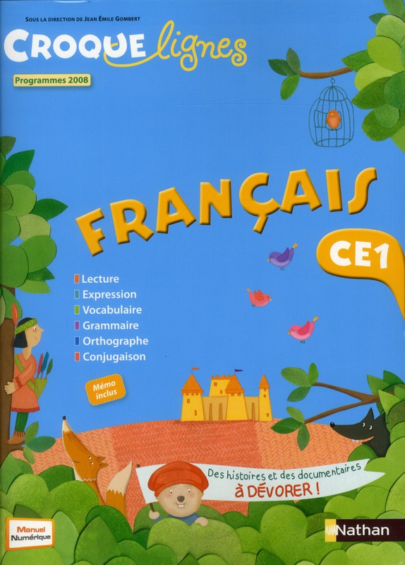 Français CE1. Programmes 2008