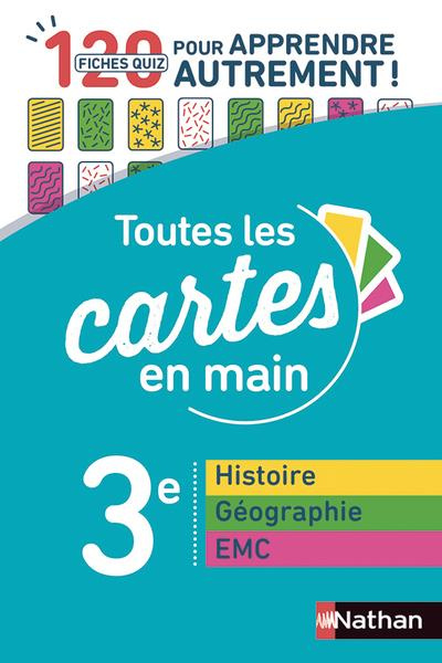 Histoire-géographie Enseignement moral et civique 3e. 120 fiches quizz pour apprendre autrement, Edi