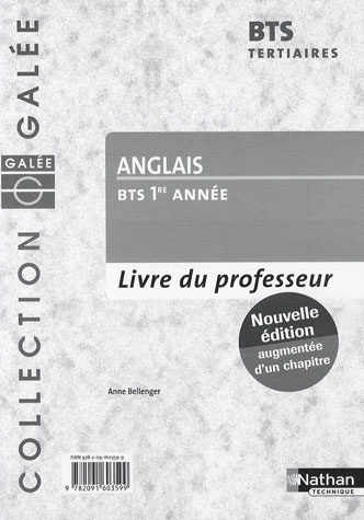 Anglais BTS 1e année. Livre du professeur