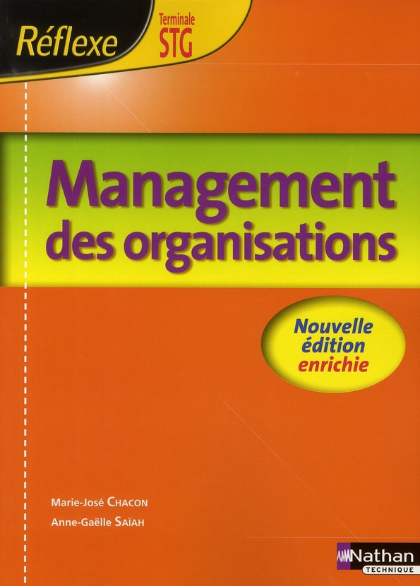 Management des organisations Tle STG