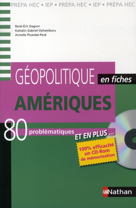 Amériques. 80 Problématiques, avec 1 CD-ROM