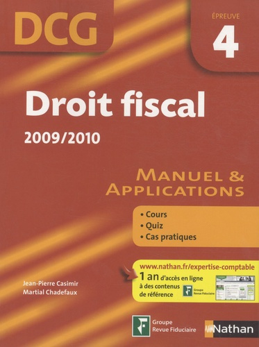 Droit fiscal 2009/2010. Manuel et applications