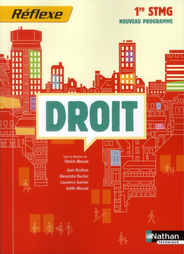 Droit, première STMG. Nouveau programme