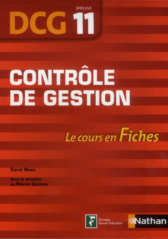 Contrôle de gestion - Epreuve 11 DCG