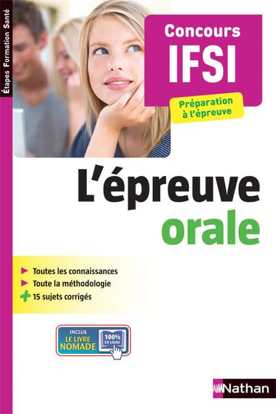 L'épreuve orale. Concours IFSI
