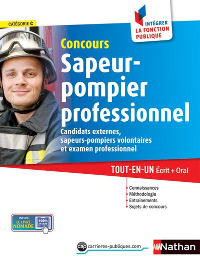 Concours sapeur-pompier professionnel. Catégorie C, candidats externes, sapeurs-pompiers volontaires