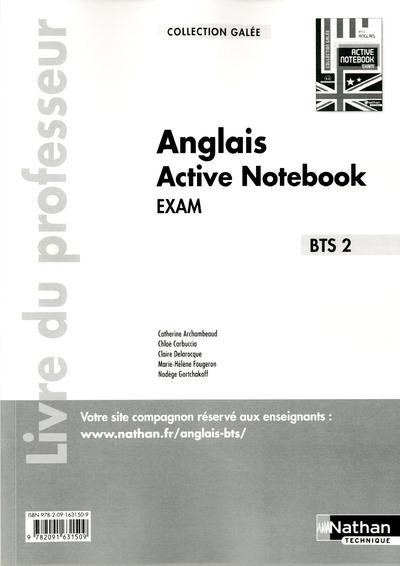 ACTIVE NOTEBOOK BTS 2 ANGLAIS GALEE LIVRE DU PROFESSEUR