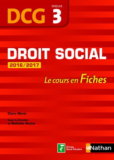 Droit social DCG 3. Edition 2016-2017