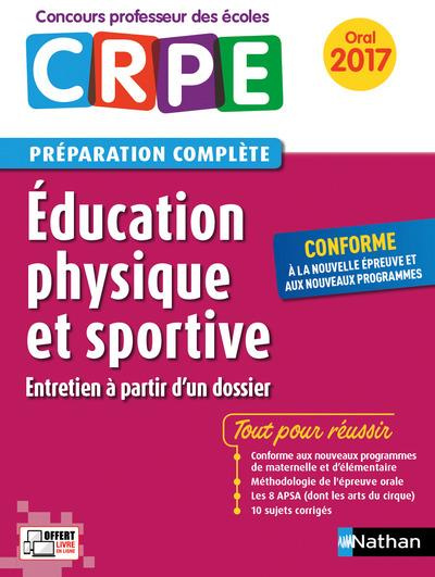 Education physique et sportive. Epreuve orale CRPE, Edition 2016