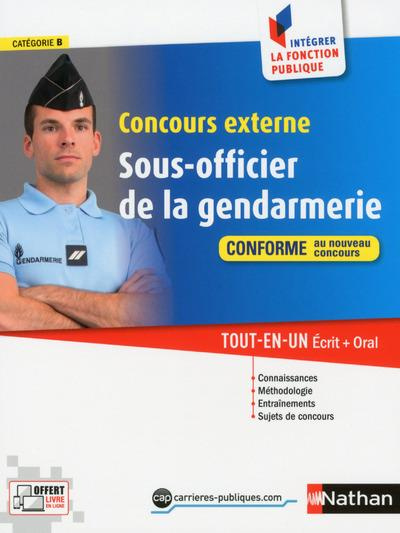 Concours sous-officier de la gendarmerie, catégorie B. Edition 2016