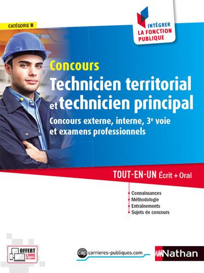 Concours technicien territorial et technicien principal. Catégorie B, Concours externe, interne, 3e