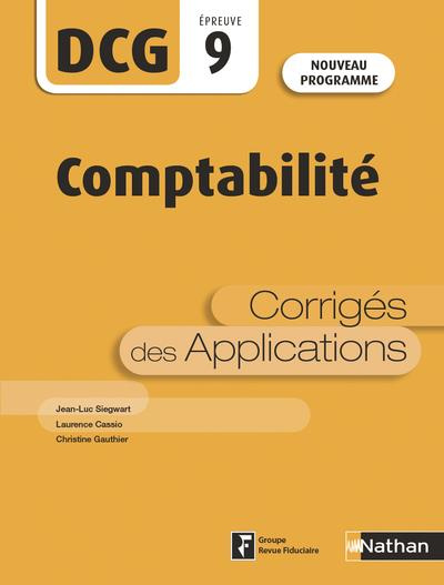Comptabilité DCG 9. Corrigés des applications, Edition 2019-2020