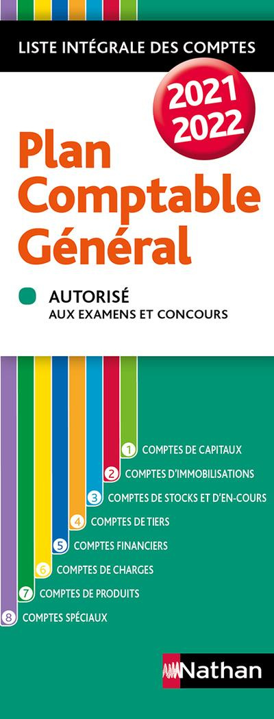 Plan comptable général. Liste intégrale des comptes, Edition 2021-2022