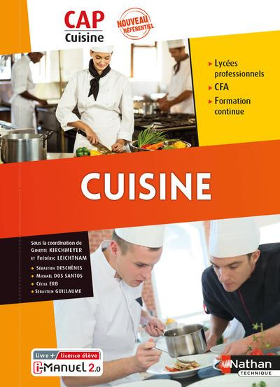 CAP Cuisine. livre   licence élève, Edition 2021