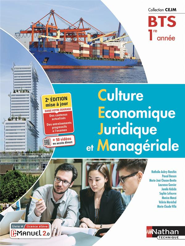 Culture économique juridique et managériale. BTS 1re année