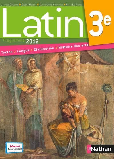 Latin 3e. Programme 2012