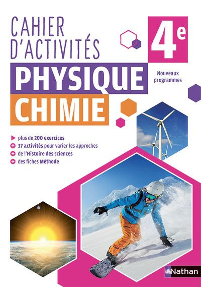 Physique chimie 4e. Cahier d'activités, Edition 2018