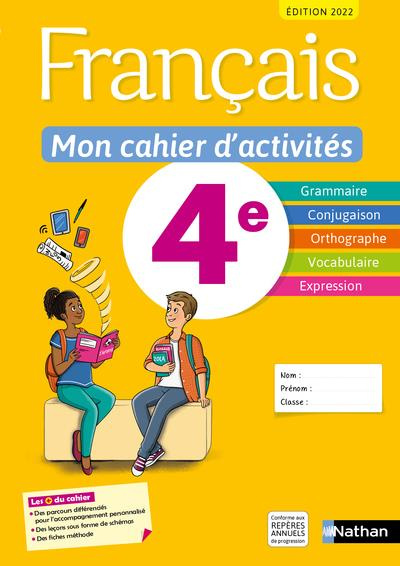 Français 4e. Mon cahier d'activités