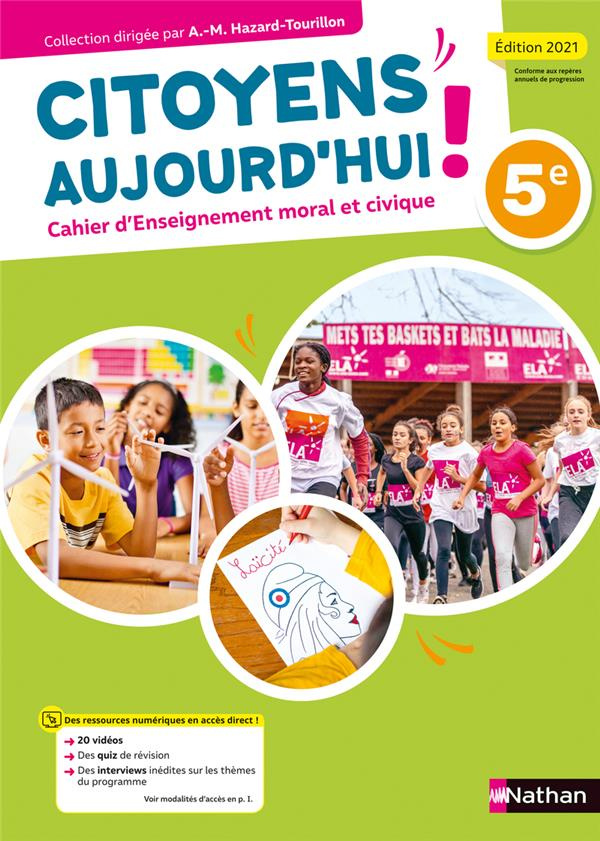 Cahier d'Enseignement moral et civique. Edition 2021