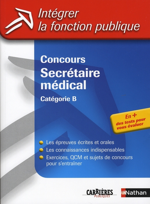Concours Secrétaire médical Catégorie B