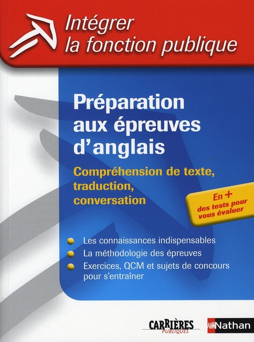 Préparation aux épreuves d'anglais. Compréhension de texte, traduction, conversation