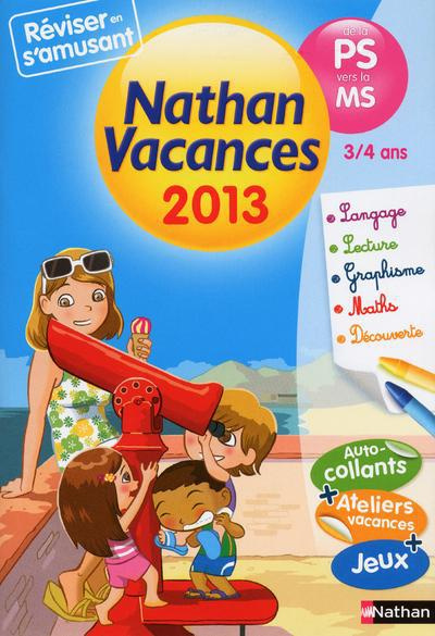Nathan vacances de la petite section vers la moyenne section. Edition 2013