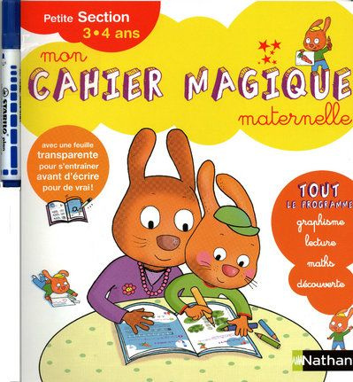 Mon Cahier Magique Maternelle Petite Section 3-4 ans