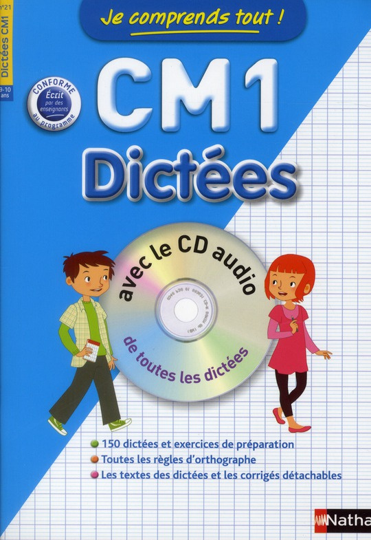 CM1 Dictées. Avec 1 CD audio
